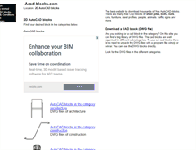 Tablet Screenshot of acad-blocks.com